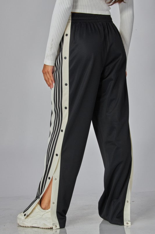 Tear Away Side-snap Track Pants