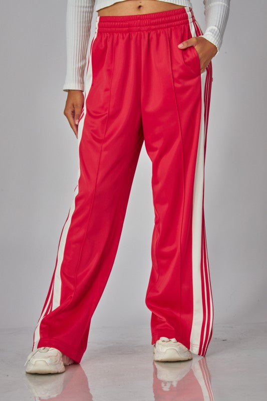Tear Away Side-snap Track Pants