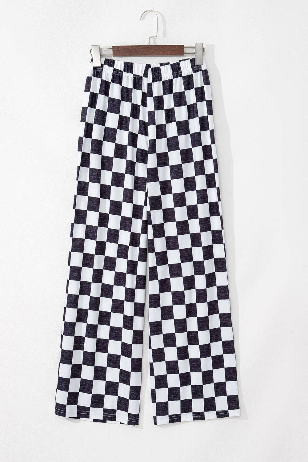 Checked Print Pants