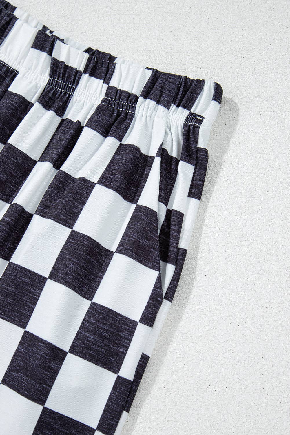 Checked Print Pants