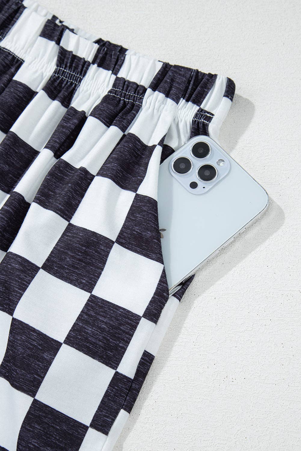 Checked Print Pants