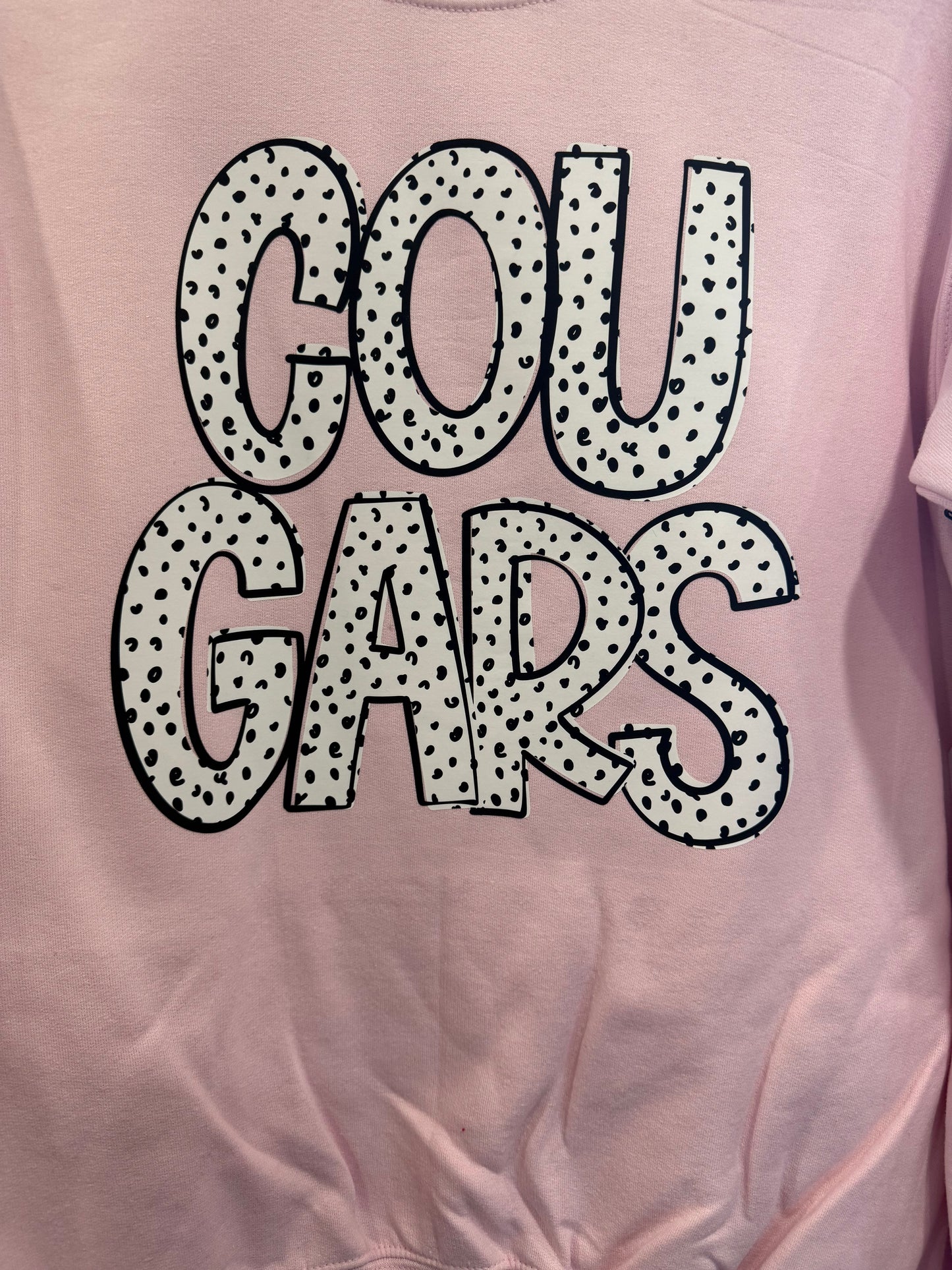 Adult-Pink Cougar Sweater