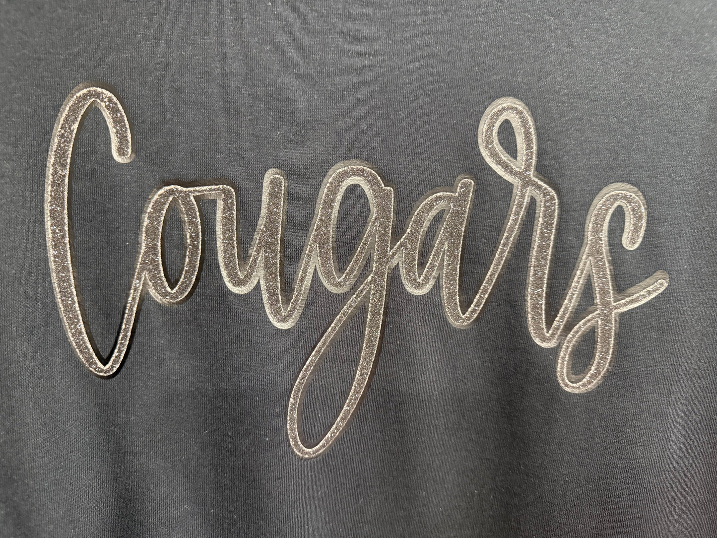 Black on Black Cougars Long Sleeve