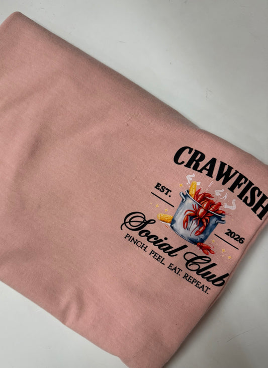 "Crawfish Social Club" tee