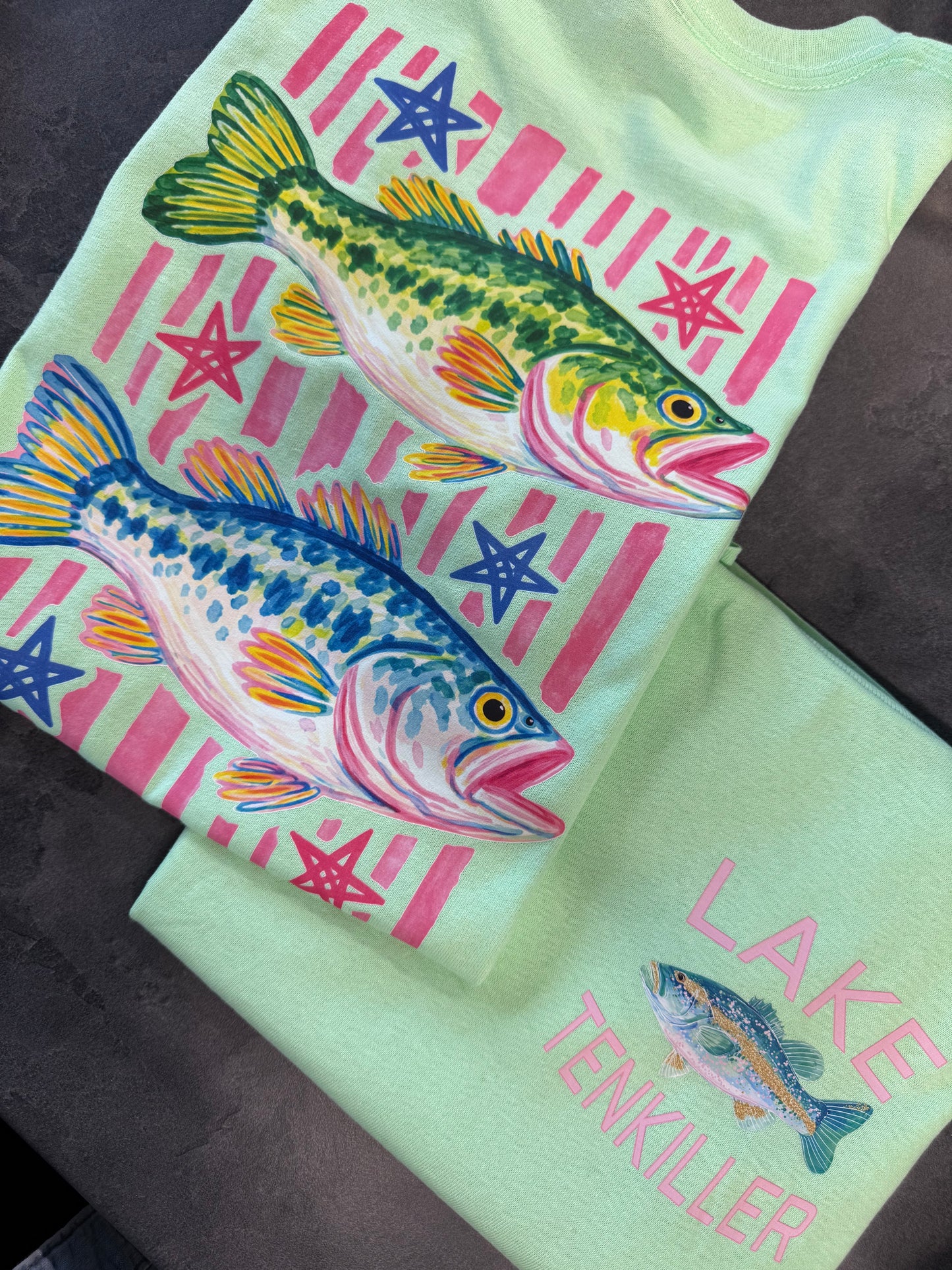 Youth Lake Tenkiller Fish Tee