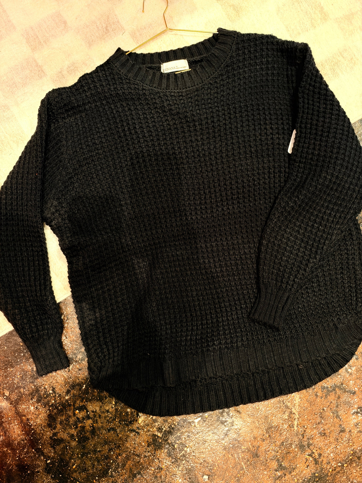 Knit Long-Sleeve Sweater