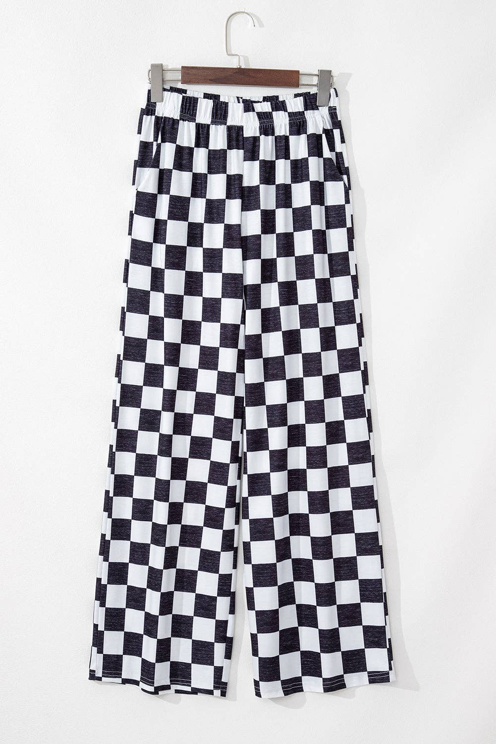 Checked Print Pants