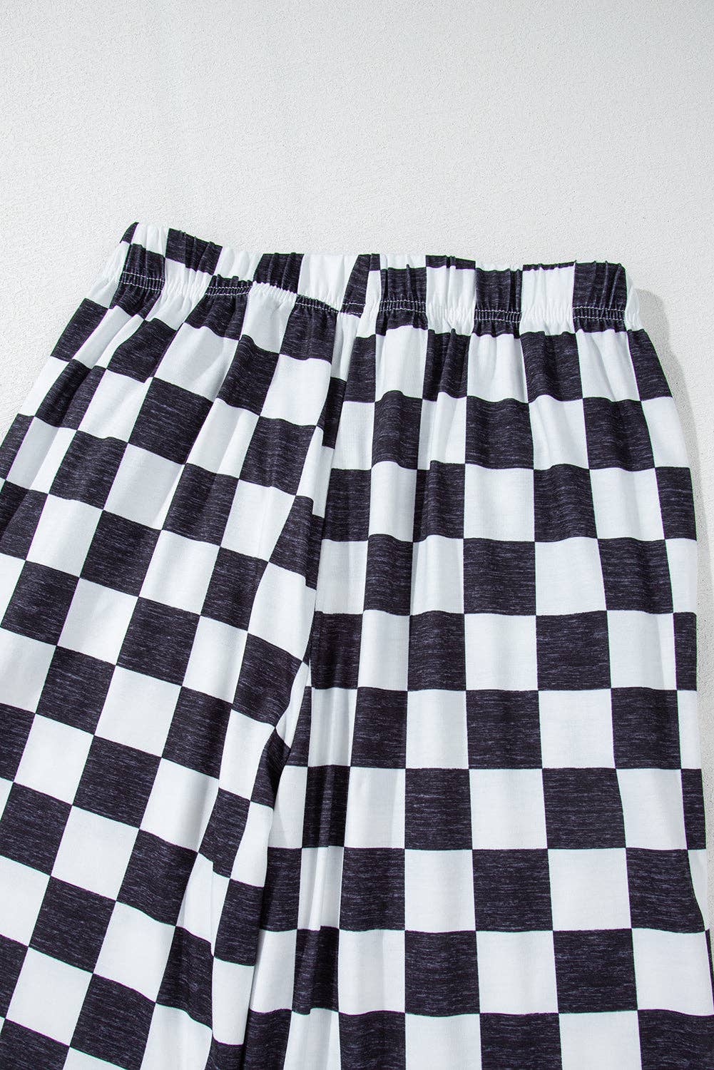 Checked Print Pants
