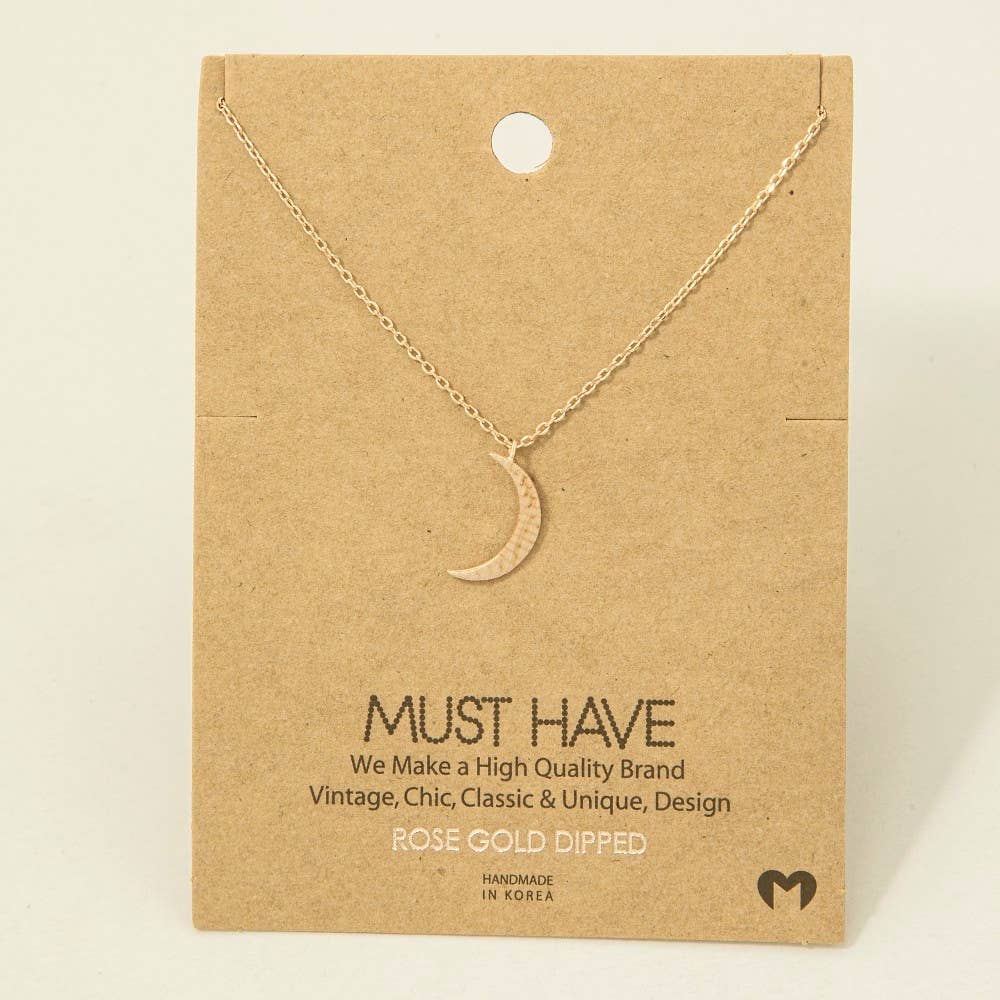 Moon Crescent Necklace