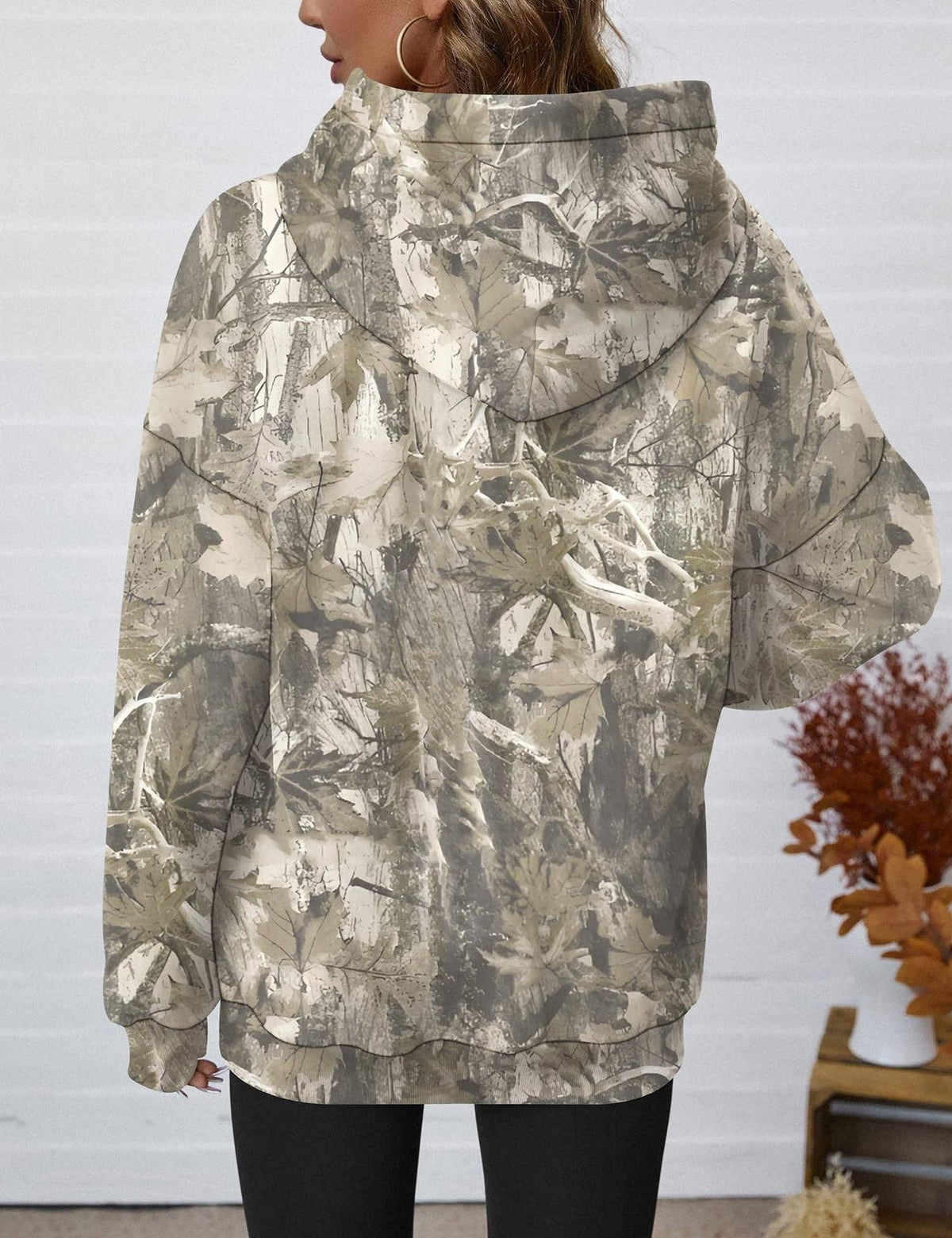 Camo Oversized Hoodie