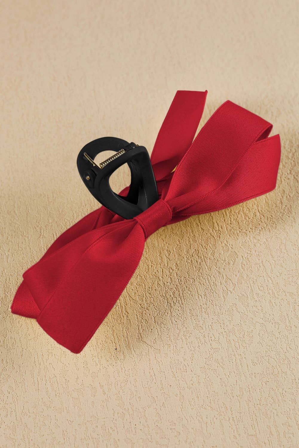Bow Decor Holiday Large Hair Clip