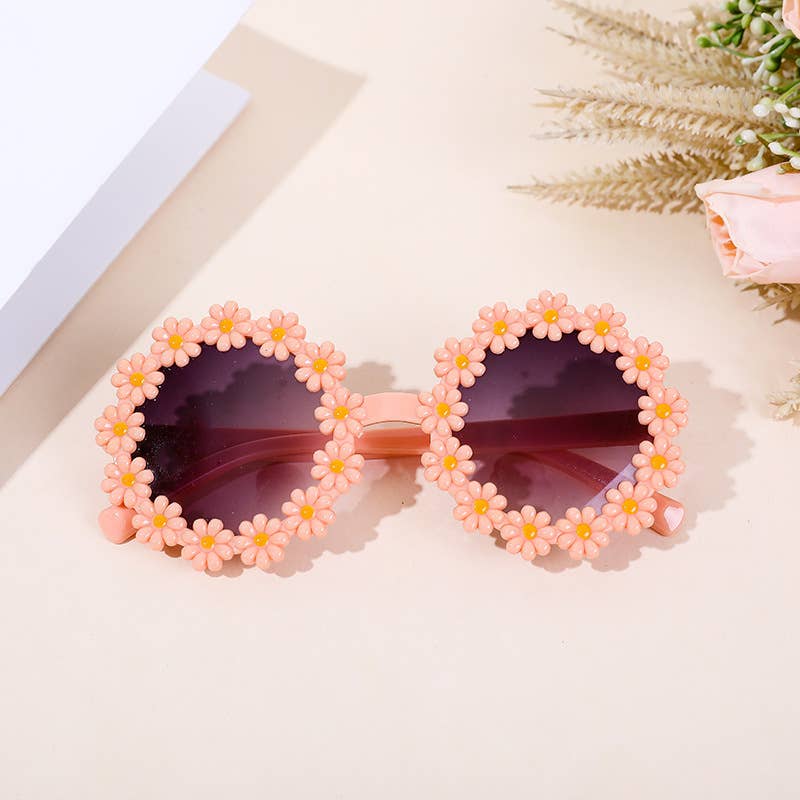 Daisy Round Frame Children's Sunglasses