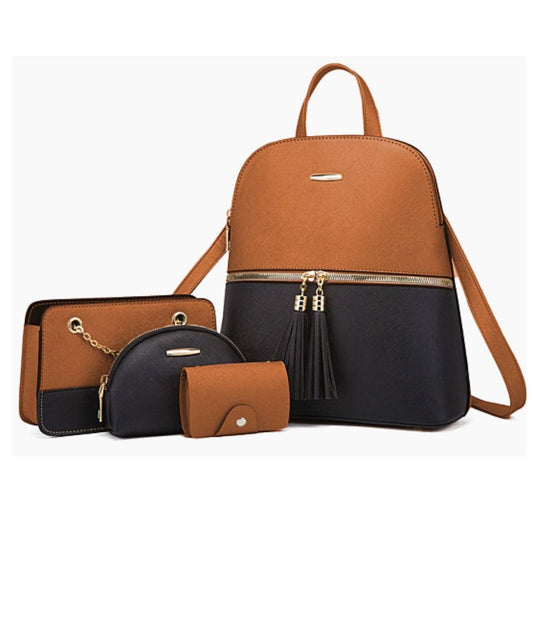 BACKPACK BAG 4PCS SET