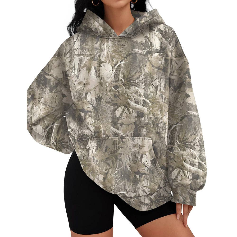 Camo Oversized Hoodie