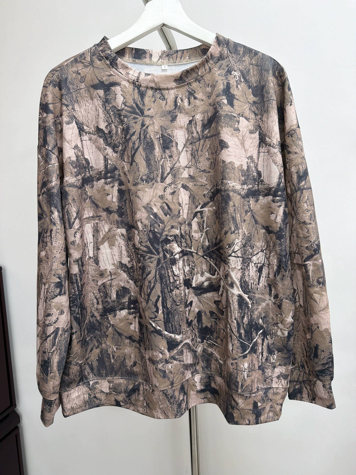 Camo Oversized Sweatshirt