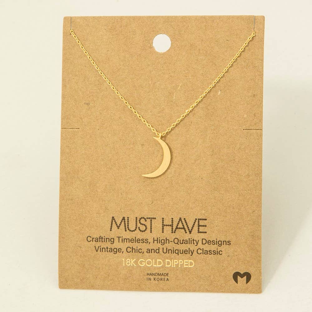 Moon Crescent Necklace
