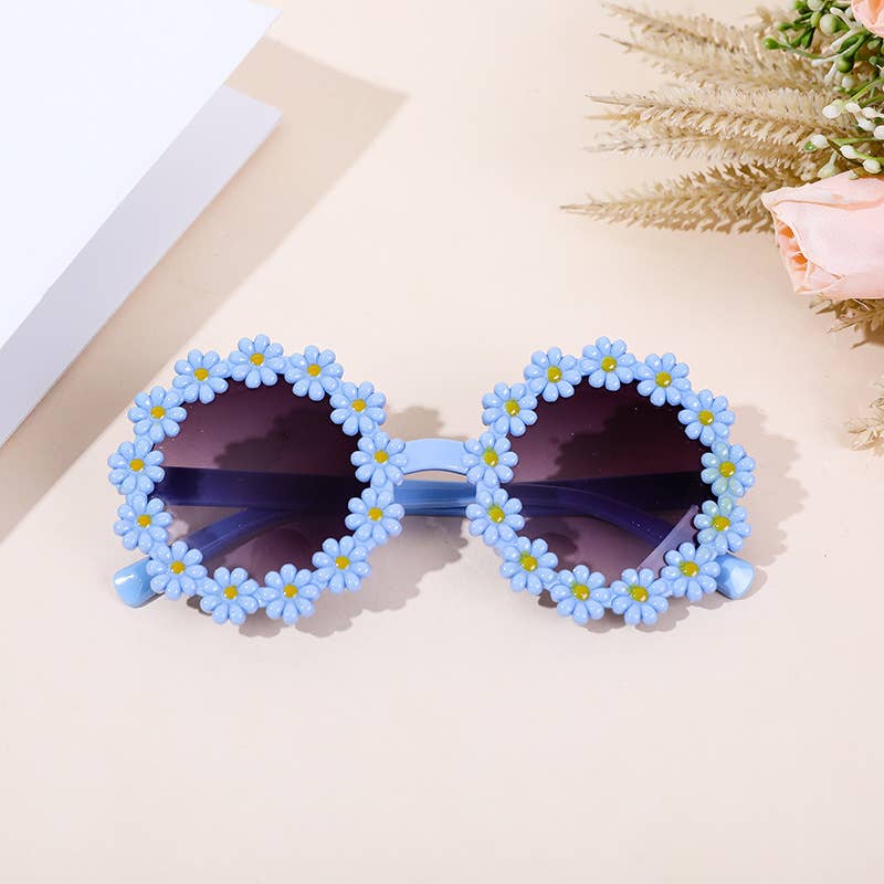Daisy Round Frame Children's Sunglasses
