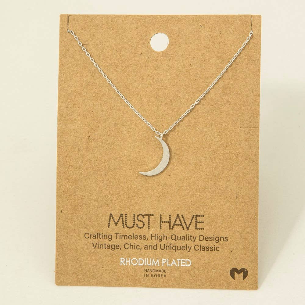Moon Crescent Necklace