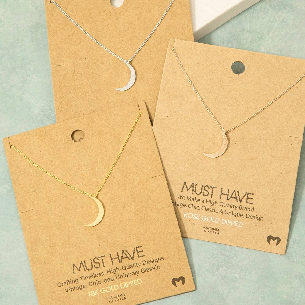 Moon Crescent Necklace