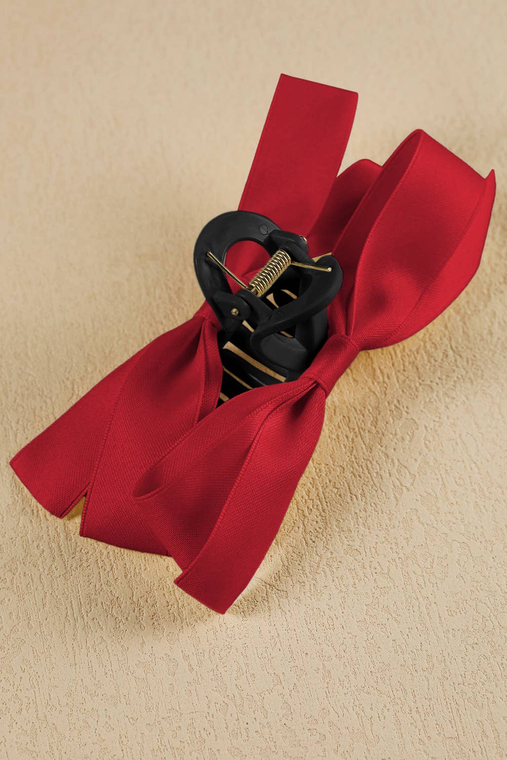 Bow Decor Holiday Large Hair Clip