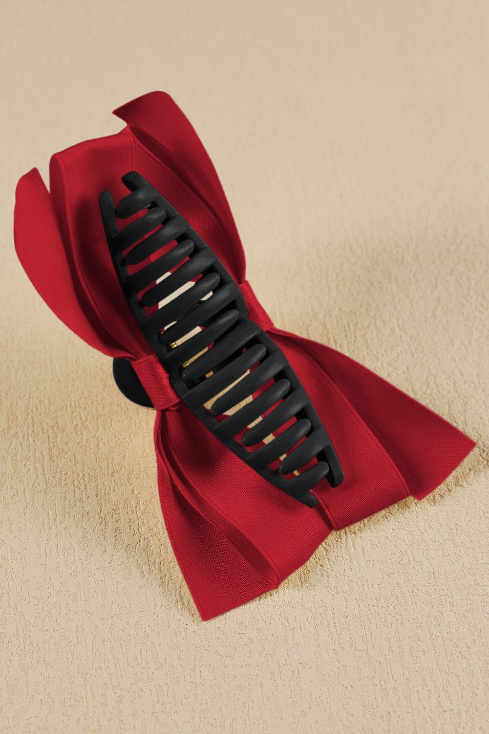 Bow Decor Holiday Large Hair Clip