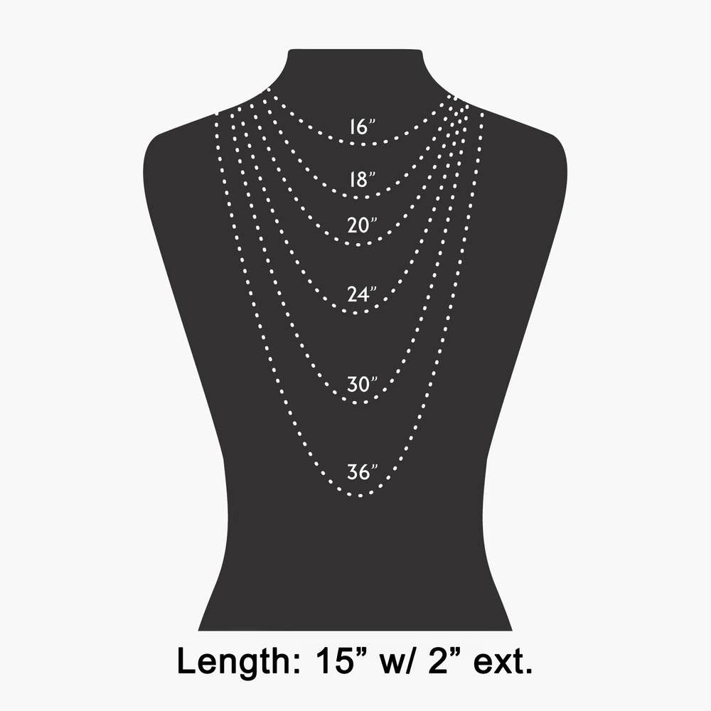 Cz Cushion Cut Bezel Paperclip Necklace