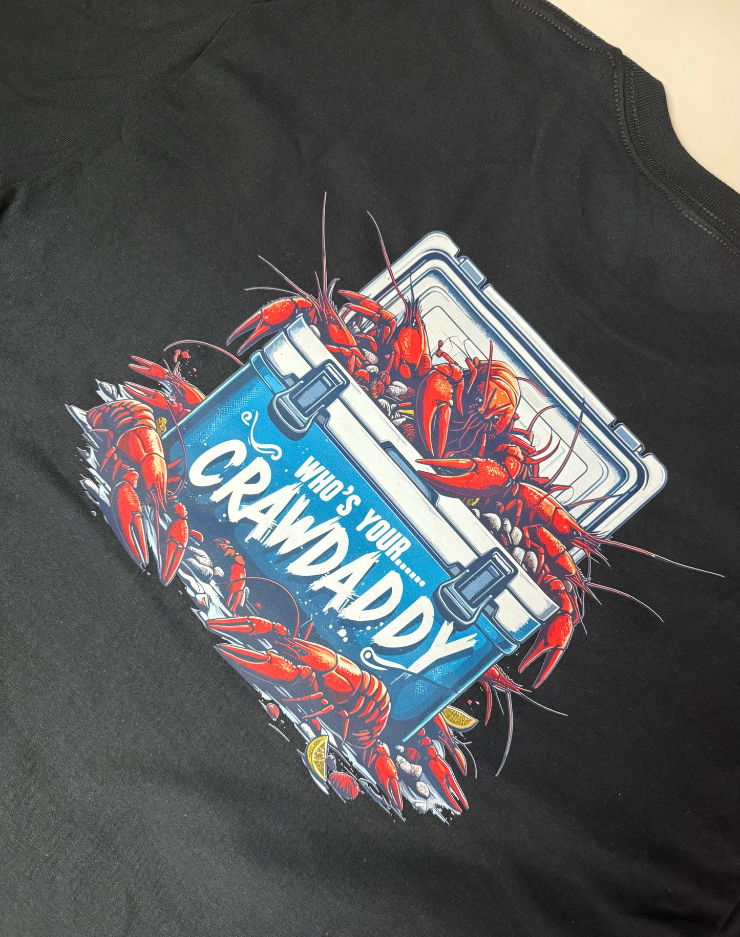 "Who's Your Crawdaddy" Cooler tee