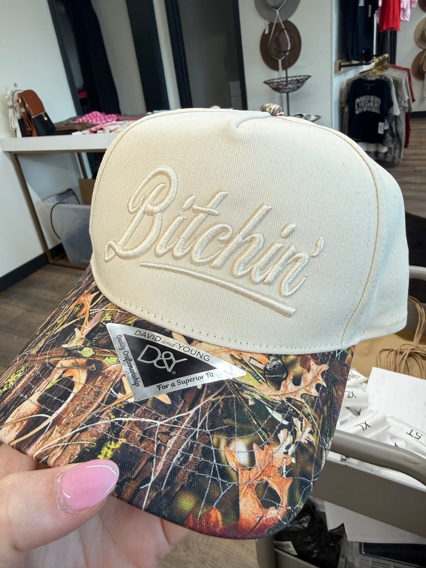 Bitchin' Embroidered Canvas Hat