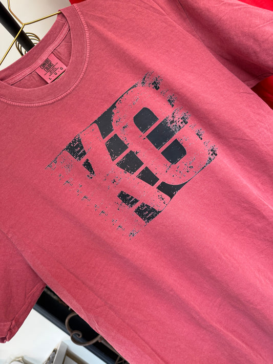 Distressed "KC" Tee