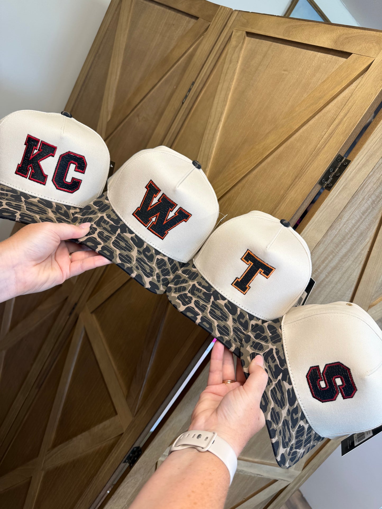 Letter Embroidery Hats