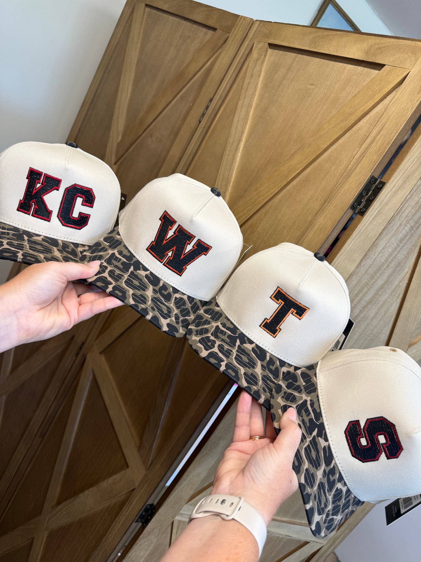 Letter Embroidery Hats