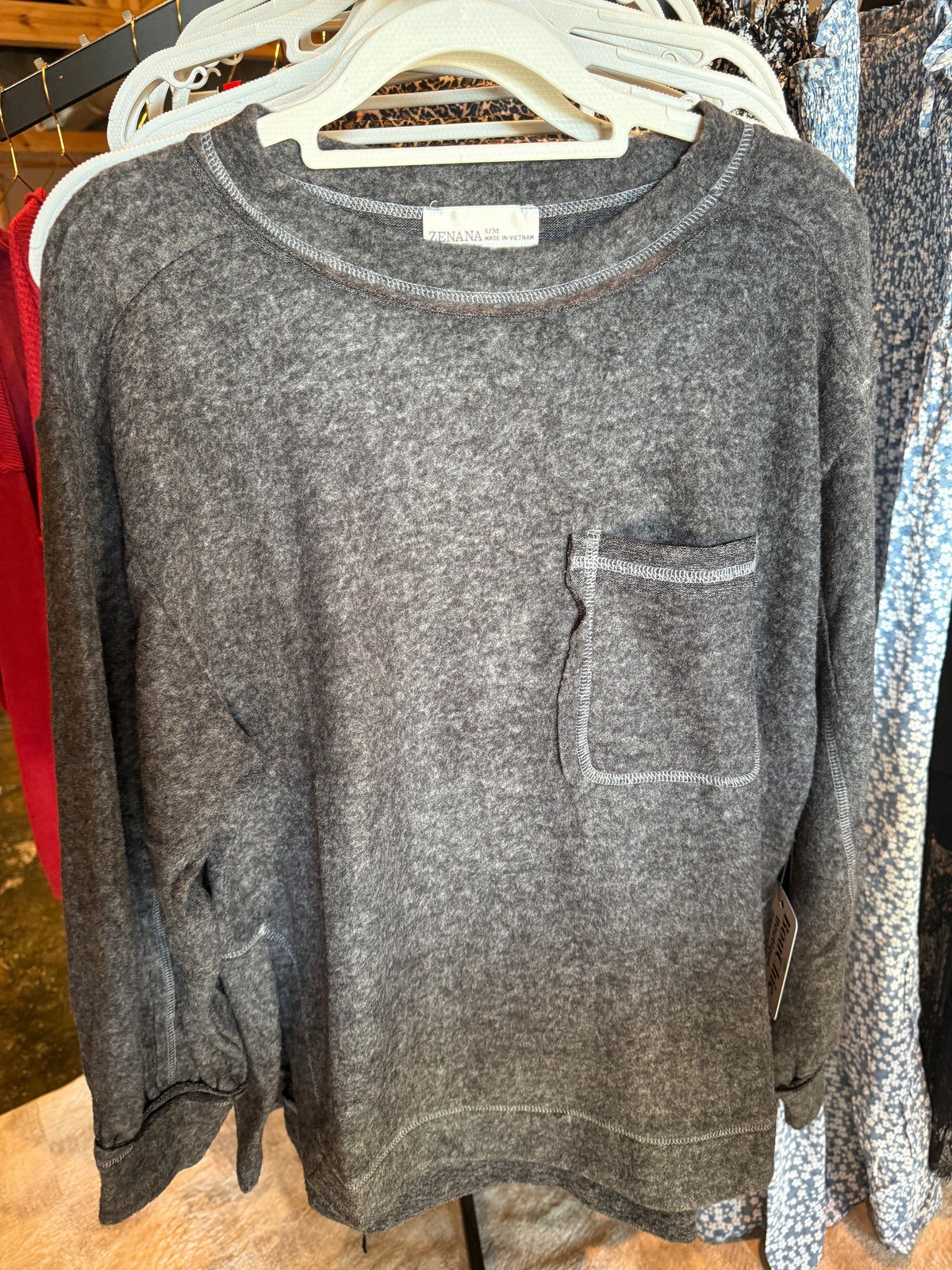 Super Soft Sweater w/Pocket