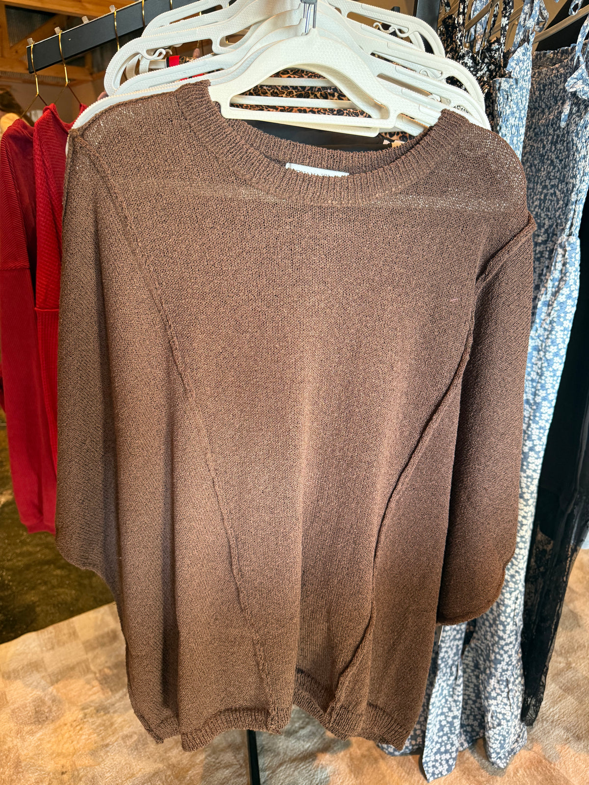 Short Sleeve Poncho Sweater