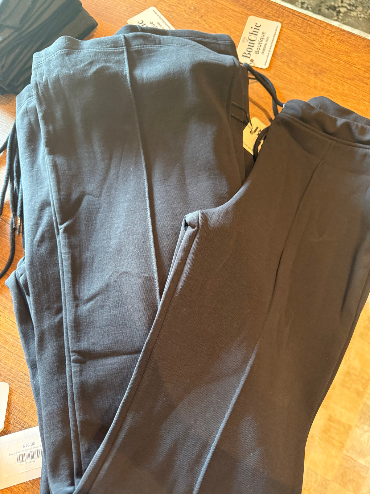 Scuba Stretch Pintuck Pants