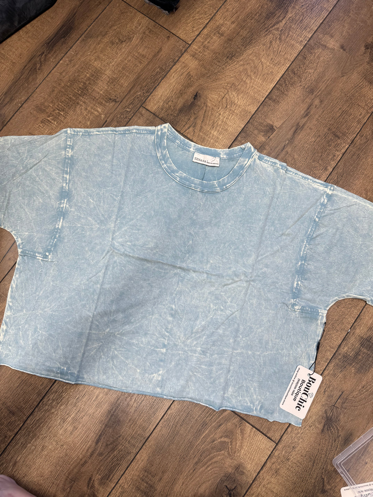 Acid-Wash Crop Tees