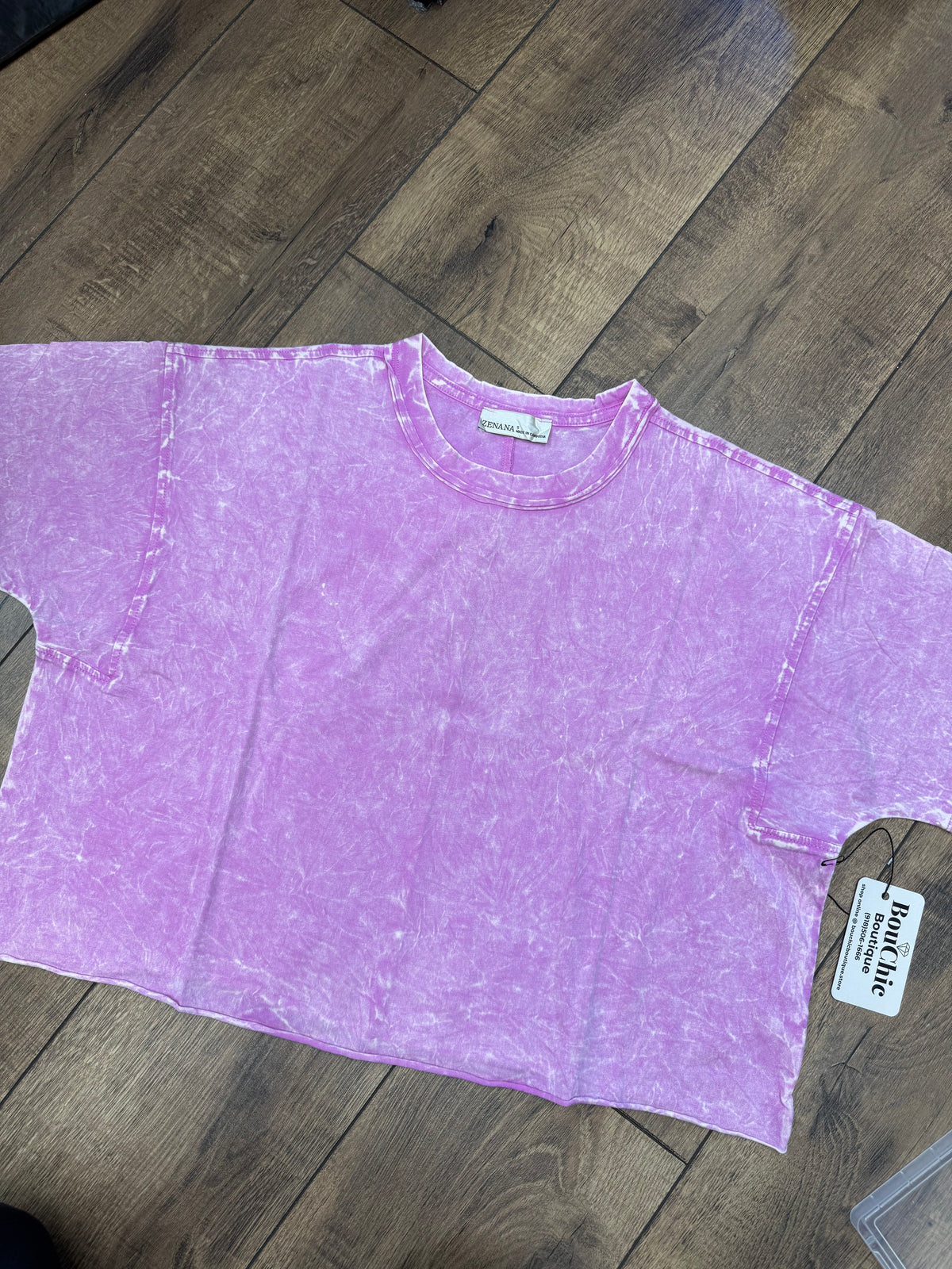 Acid-Wash Crop Tees
