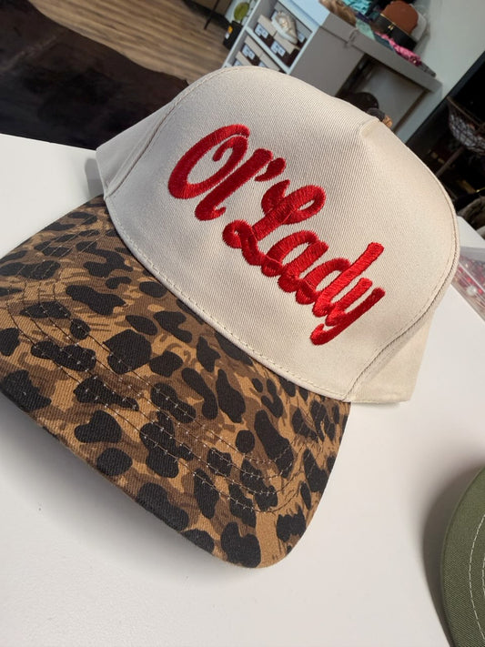 "Ol' Lady" Embroidered Hat