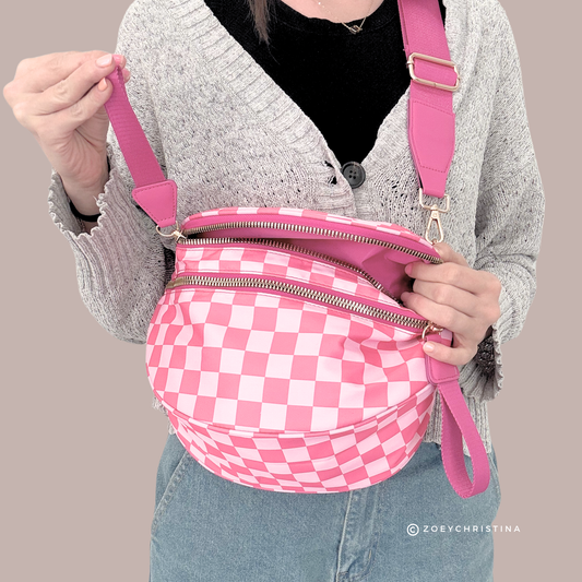 Crossbody Zipper Bag – Removable Strap