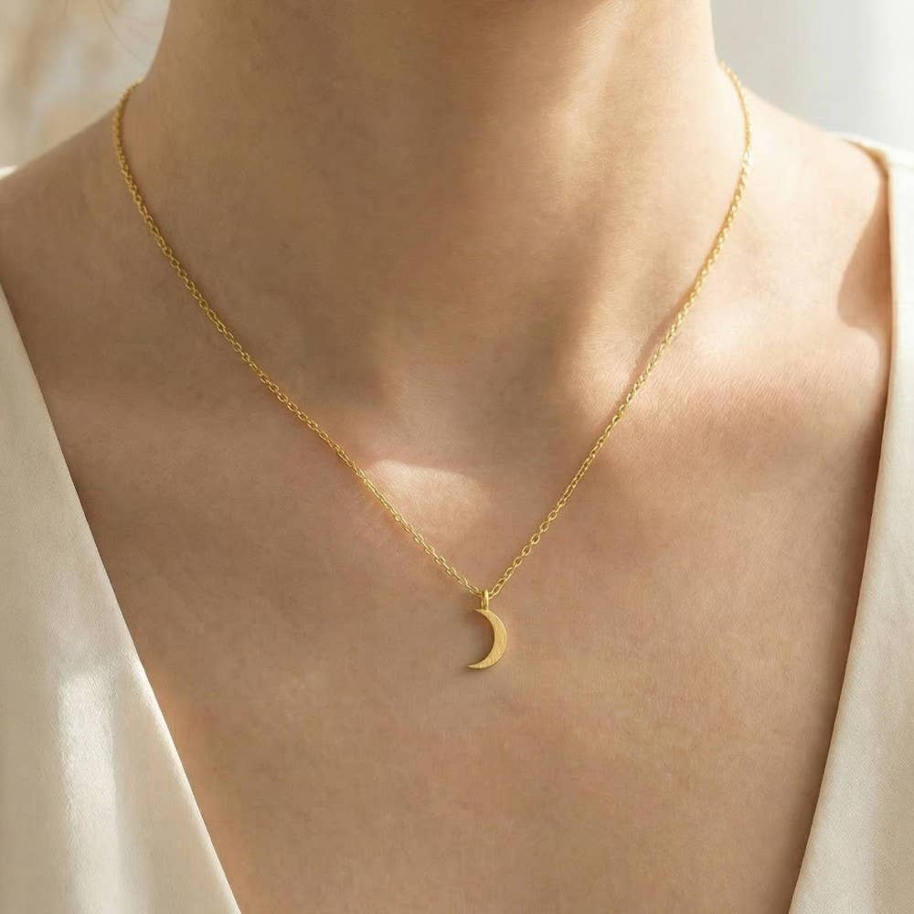 Moon Crescent Necklace