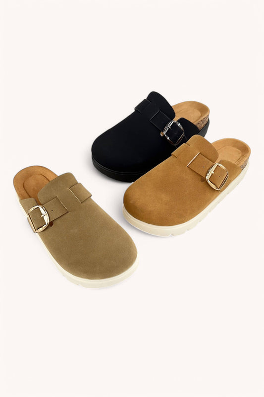 CHUNKY LUG SOLE CLOG SANDALS