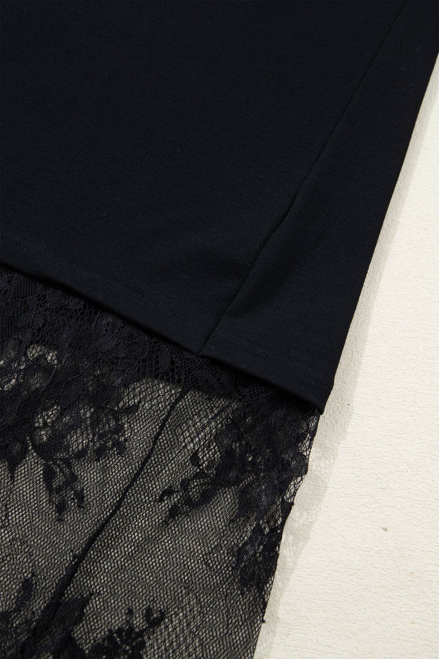 Lace T Shirt Maxi Dress