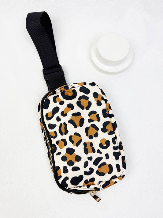 Leopard Print Crossbody Bag