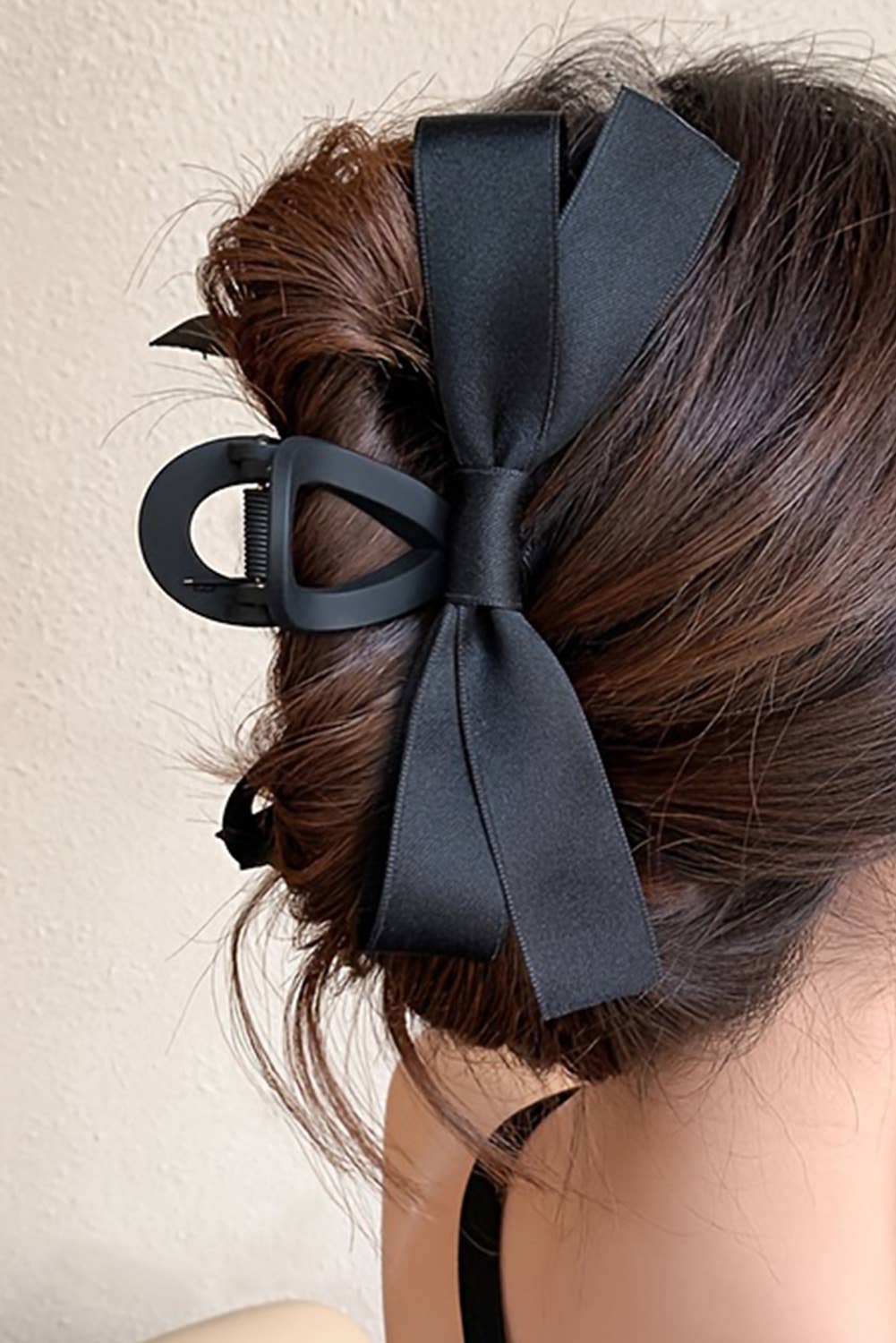 Bow Decor Holiday Large Hair Clip