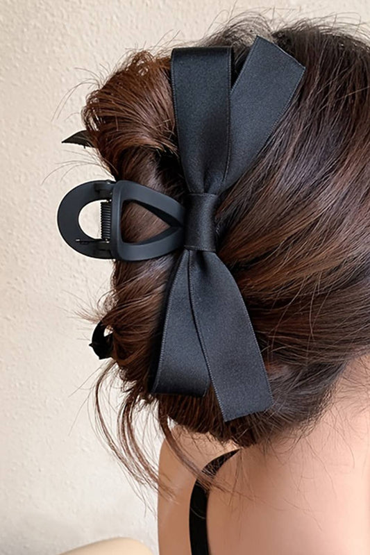 Bow Decor Holiday Large Hair Clip