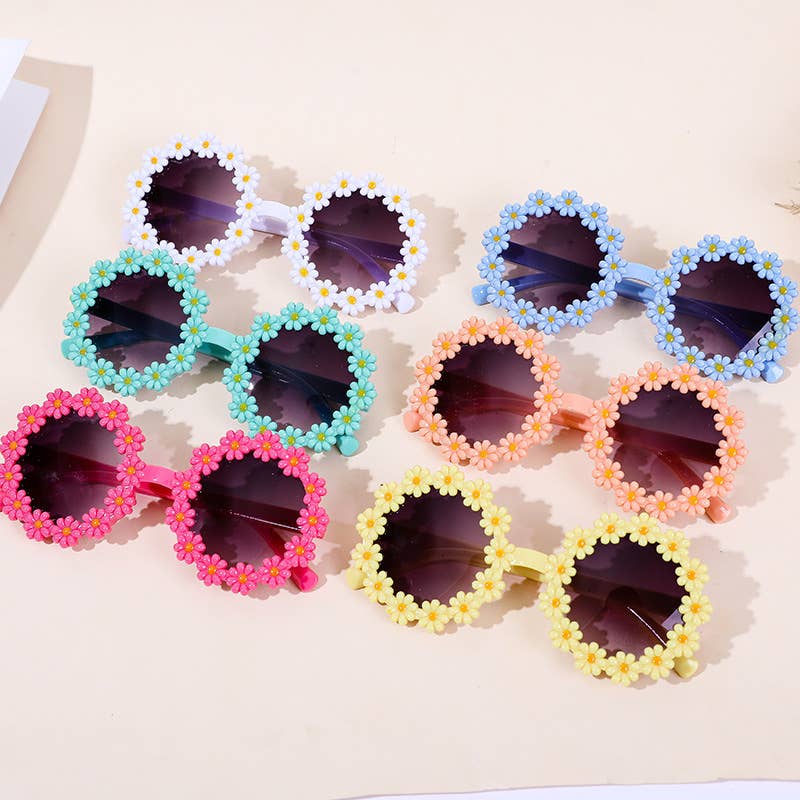 Daisy Round Frame Children's Sunglasses