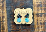 Handcrafted Glitter Stud Set