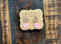 Handcrafted Glitter Stud Set