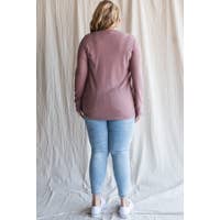 Mauve Waffle Knit Thermal